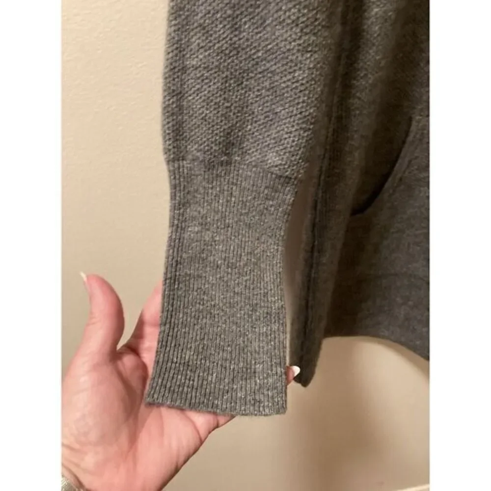 Cynthia Rowley Cashmere Sweater‎ Dress Size XS Gray 2-Ply Luxe Pockets - Picture 4 of 7